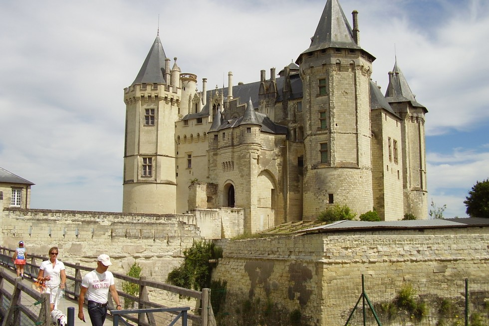 Vue extérieure du Château de Saumur 
