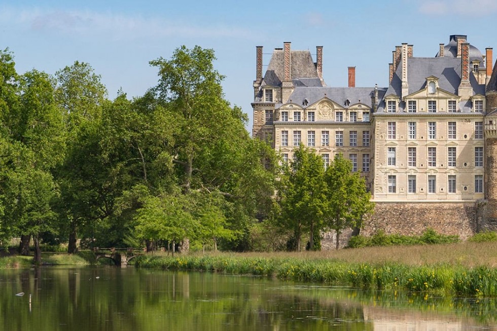 Vue du Château de Brissac à Brissac Quincé